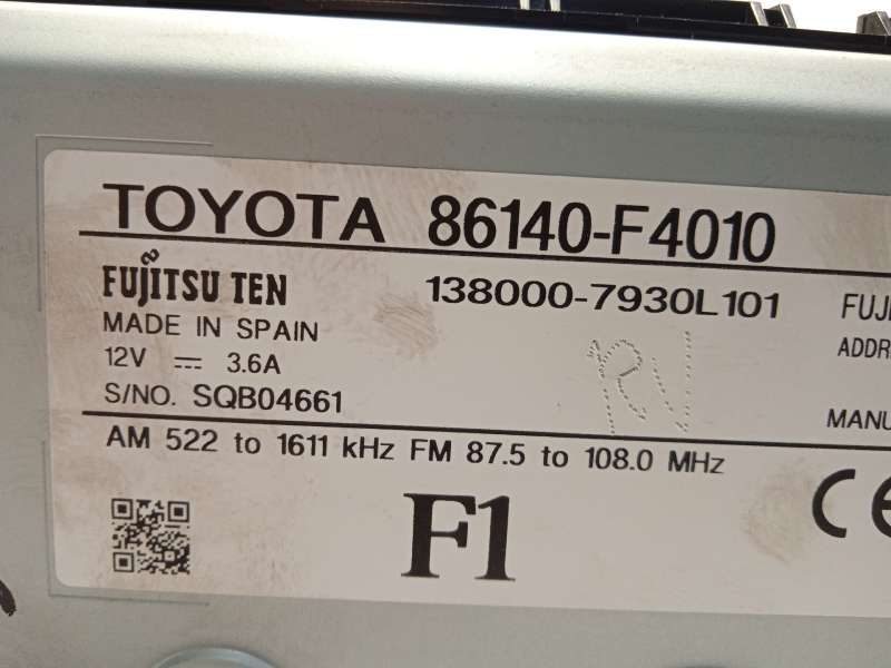 Recambio de pantalla multifuncion para toyota c-hr (_x1_) 1.8 hybrid (zyx10_, zyx11_) referencia OEM IAM 86140F4010  1380007930L 6