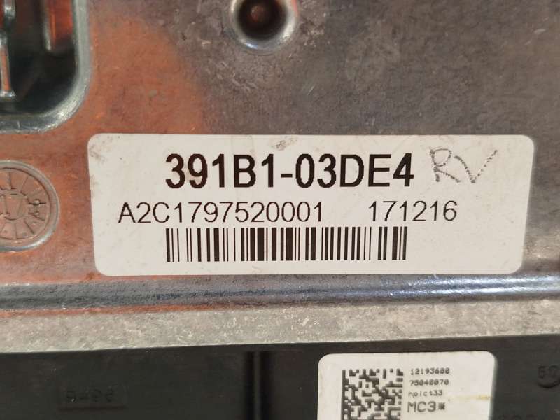 Recambio de centralita motor uce para kia niro i (de) 1.6 gdi hybrid referencia OEM IAM 391B103DE4  A2C1797520001 - Plata 5