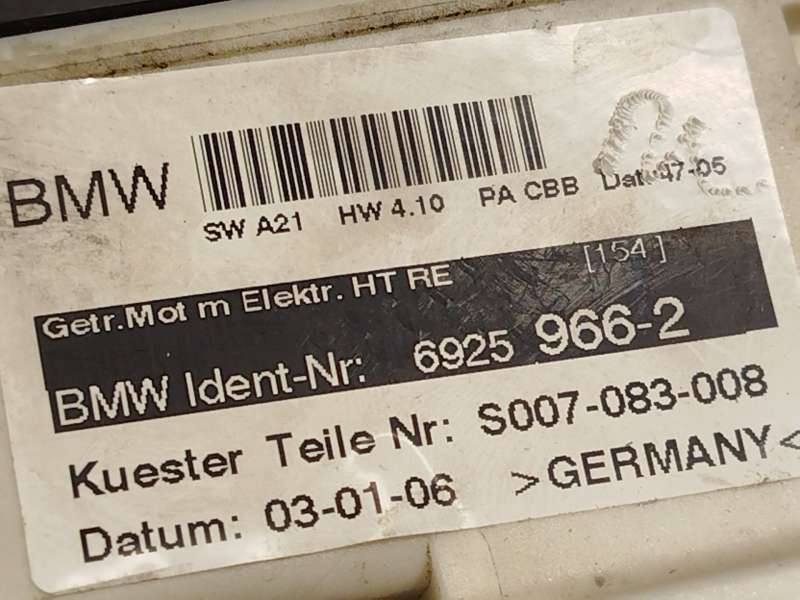 Recambio de elevalunas trasero derecho para bmw x3 (e83) 3.0 d referencia OEM IAM 6925966 67626925966 - Negro 4
