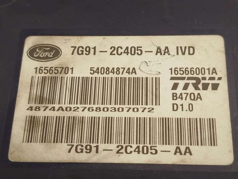 Recambio de abs para ford s-max (wa6) 2.0 tdci referencia OEM IAM 7G912C405AA 16566001A 54084874A - Negro 4