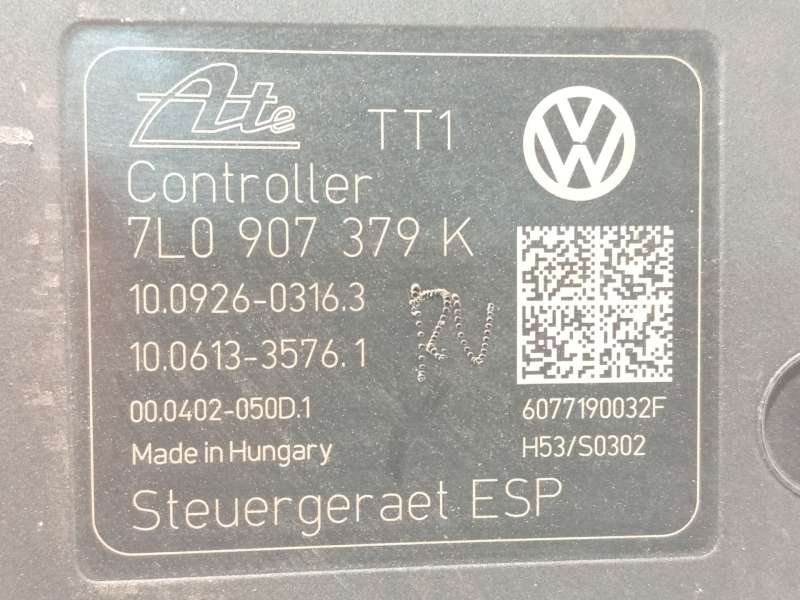 Recambio de abs para porsche cayenne (9pa) s 4.8 referencia OEM IAM 7L0614517 10021201314 7L0907379K - Negro 6