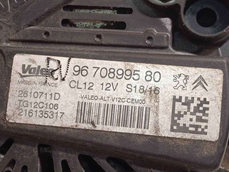 Recambio de alternador para peugeot 2008 (--.2013) style referencia OEM IAM 9670899580 2610711D TG12C106 - Gris 4