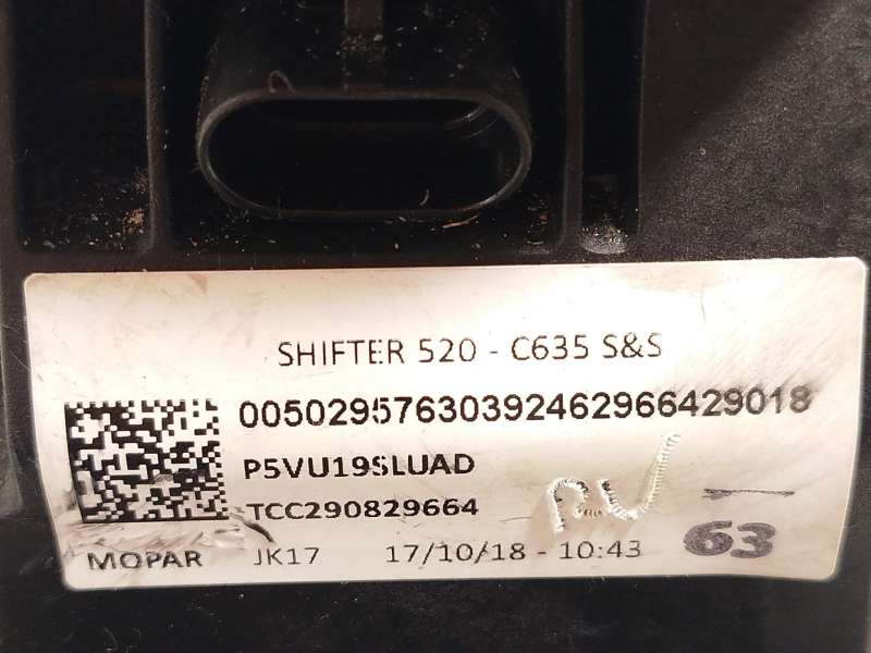 Recambio de palanca cambio para jeep compass (mp, m6, mv, m7) 1.4 multiair referencia OEM IAM 5VU19SLUAD 6