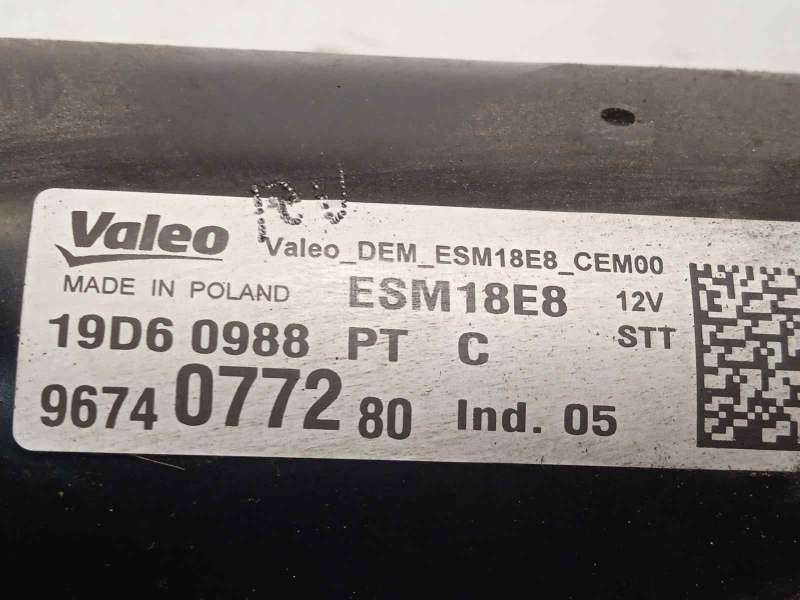 Recambio de motor arranque para peugeot 2008 (--.2013) style referencia OEM IAM 9674077280  ESM18E8 - Gris 5