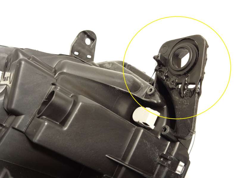 Recambio de faro izquierdo para citroën c5 iii (rd_) 1.6 thp 150 referencia OEM IAM 1616886480 9674399480 89905357 8