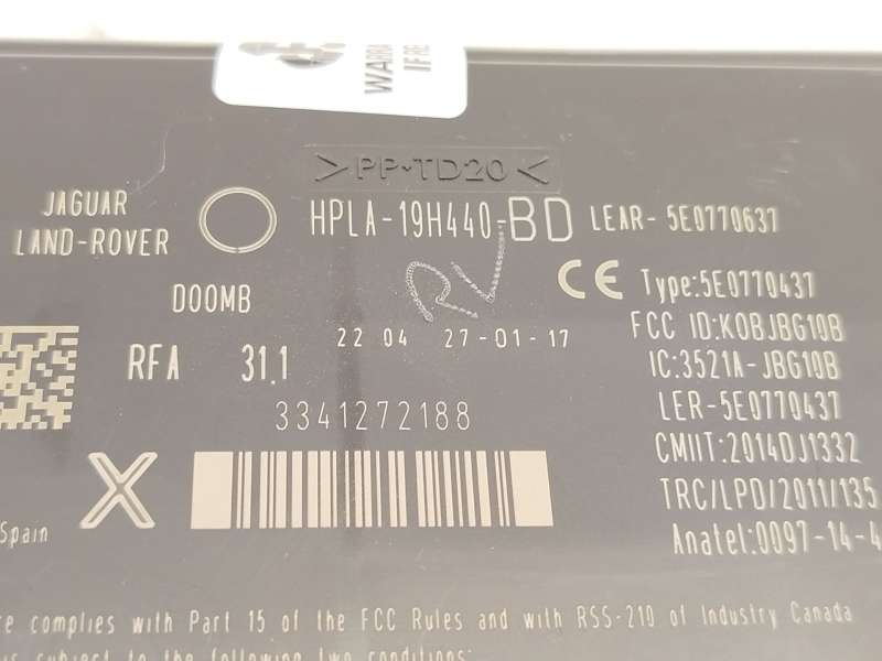 Recambio de modulo electronico para land rover discovery v (l462) 2.0 sd4 4x4 referencia OEM IAM HPLA19H440BD LR083970 - Blanco 4