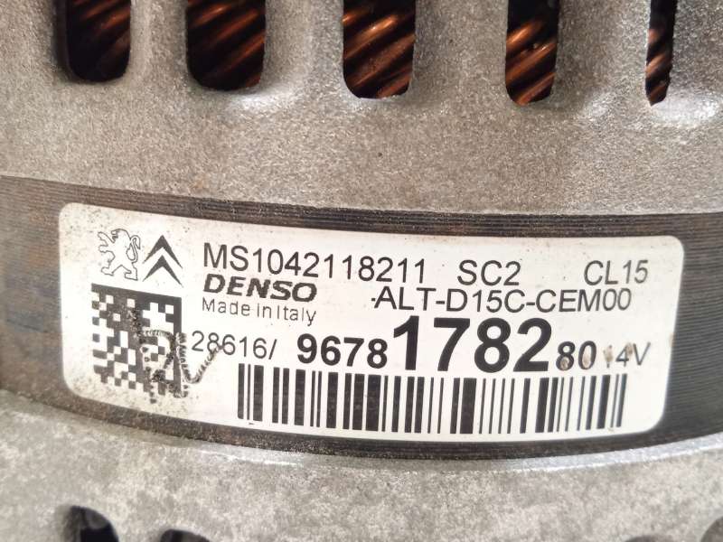 Recambio de alternador para citroën c4 picasso feel referencia OEM IAM 9678178280  1042118211 - Blanco 4