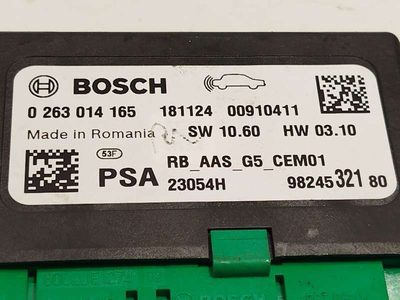 Recambio de sensor de aparcamiento para peugeot 2008 (--.2013) allure referencia OEM IAM 9824532180  0263014165 - Blanco 4
