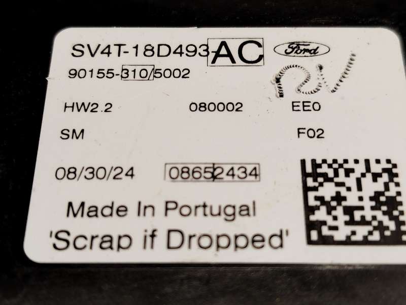 Recambio de modulo electronico para ford kuga iii (dfk) 2.5 duratec plug-in-hybrid referencia OEM IAM SV4T18D493AC 2720040 - Negro 4