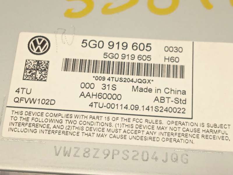 Recambio de pantalla multifuncion para volkswagen golf vii variant (ba5, bv5) 1.6 tdi referencia OEM IAM 5G0919605 - Azul 6