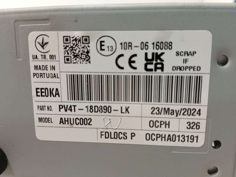 Recambio de sistema audio / radio cd para ford kuga iii (dfk) 1.5 ecoboost referencia OEM IAM PV4T18D890LK 2837109 - Blanco 5