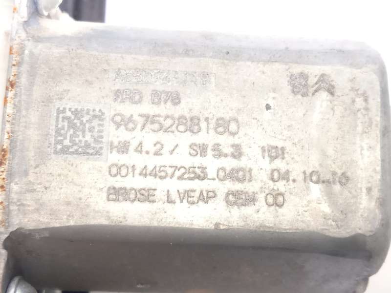Recambio de elevalunas trasero derecho para citroën c4 picasso feel referencia OEM IAM 9676172380 9675288180 - Blanco 4