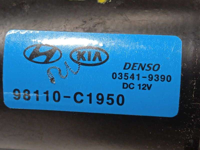 Recambio de motor limpia delantero para hyundai kona 1.0 tgdi cat referencia OEM IAM 98110C1950  035419390 - Negro 4