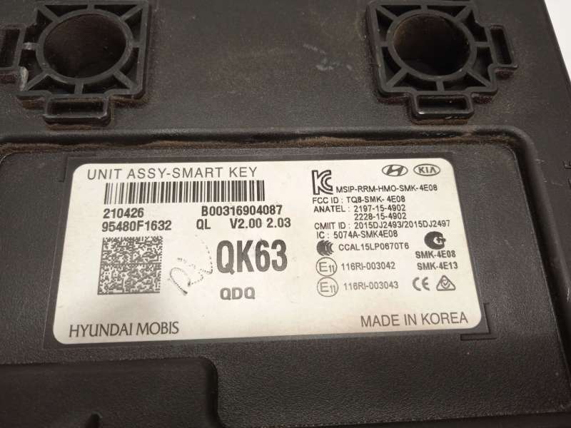 Recambio de modulo electronico para kia sportage gt line essential 2wd referencia OEM IAM 95480F1632 - Gris 4
