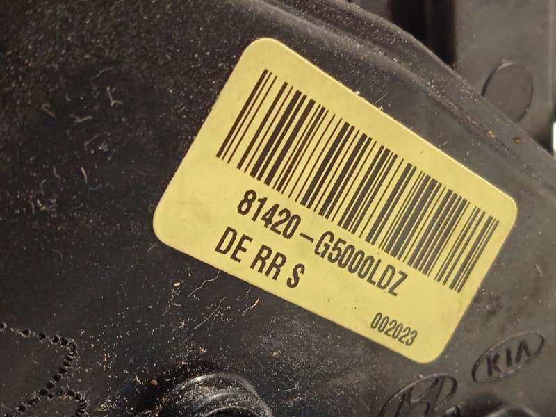 Recambio de cerradura puerta trasera derecha para kia niro i (de) 1.6 gdi hybrid referencia OEM IAM 81420G5000 - Negro 3