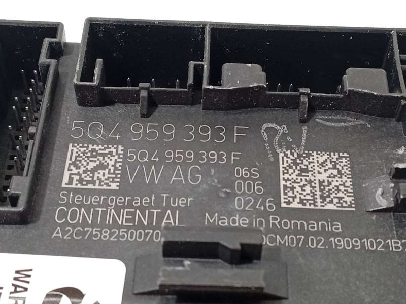 Recambio de modulo confort para audi a1 sportback (gba) 30 tfsi referencia OEM IAM 5Q4959393F  A2C7582500700 4