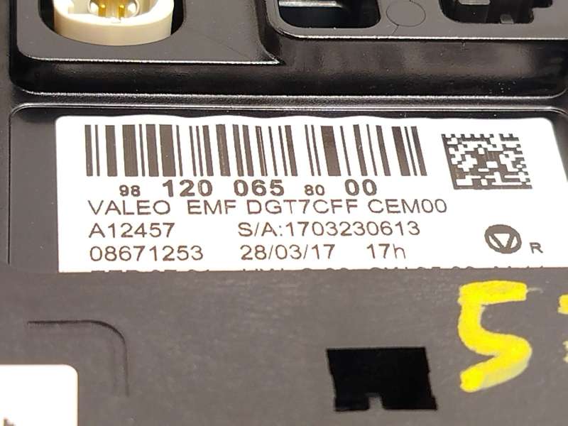 Recambio de pantalla multifuncion para citroën c3 iii (sx) 1.6 bluehdi 75 referencia OEM IAM 9812006580 - Plata 5
