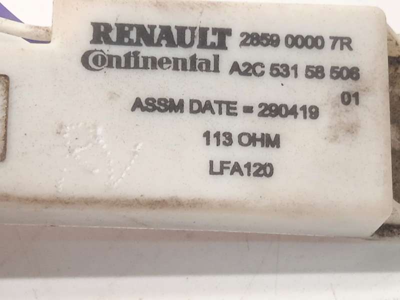 Recambio de antena para renault megane iv hatchback (b9a/m/n_) 1.5 blue dci 115 (b9a6) referencia OEM IAM 285900007R  A2C5315850 - Blanco 4