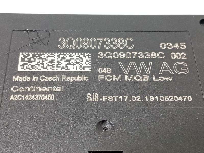 Recambio de modulo electronico para audi a1 sportback (gba) 30 tfsi referencia OEM IAM 3Q0907338C  A2C1424370450 4
