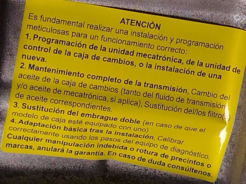 Recambio de caja cambios para toyota rav 4 v (_a5_, _h5_) 2.5 hybrid awd (axah54) referencia OEM IAM 3NM 3090042020 - Gris 5