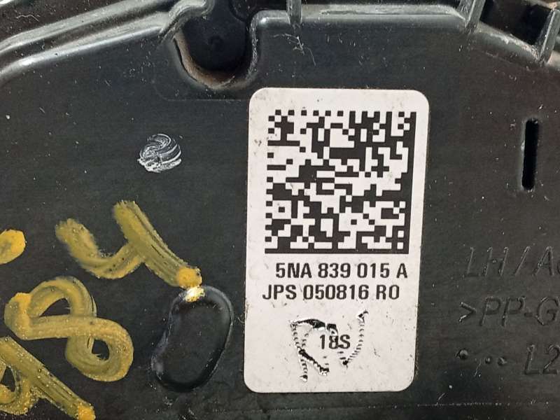 Recambio de cerradura puerta trasera izquierda para volkswagen tiguan (ad1, ax1) 2.0 tdi referencia OEM IAM 5NA839015A 4