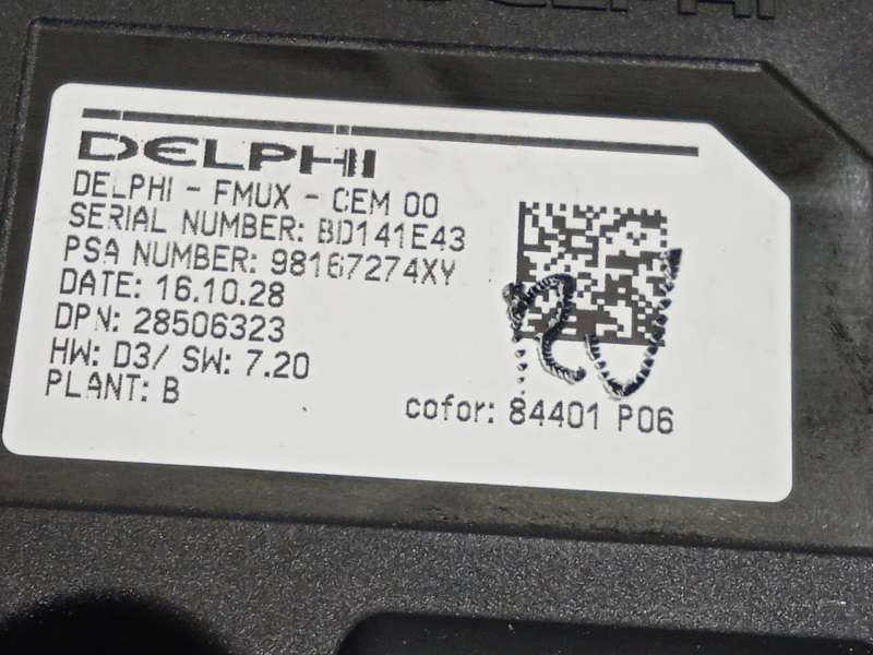 Recambio de mando multifuncion para citroën c4 picasso feel referencia OEM IAM 98167274XY - Blanco 5