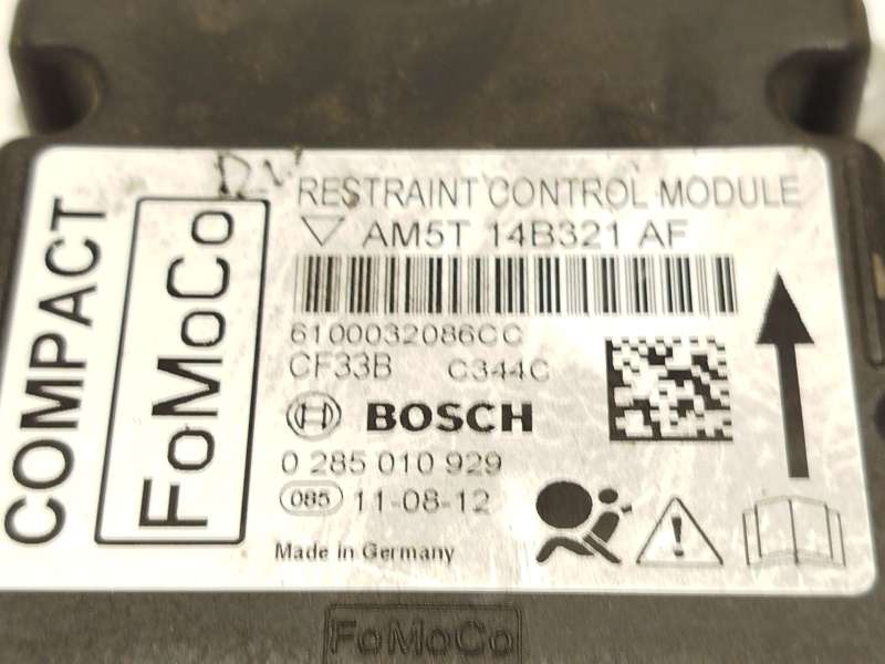 Recambio de centralita airbag para ford c-max ii (dxa/cb7, dxa/ceu) 2.0 tdci referencia OEM IAM AM5T14B321AF 1751740 0285010929 - Blanco 4