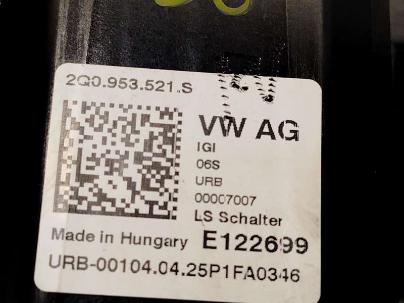 Recambio de mando intermitentes para seat ibiza v (kj1, kjg) 1.0 tsi referencia OEM IAM 2Q0953521S - Gris 5