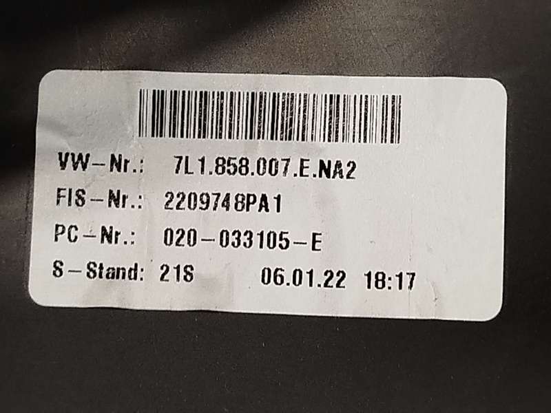 Recambio de guantera para volkswagen transporter t6 furgoneta (sga, sgh, sha, shh) 2.0 tdi referencia OEM IAM 7L1858007ENA2 6