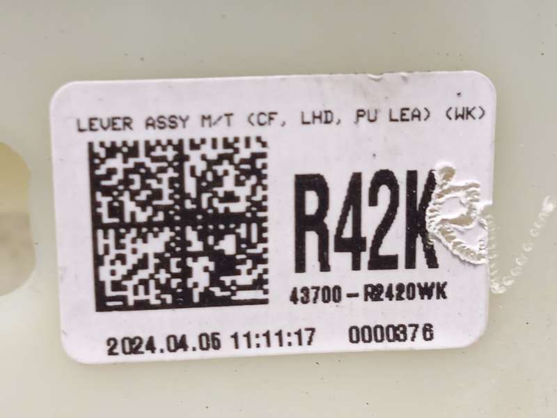 Recambio de palanca cambio para kia sportage v (nq5) 1.6 t-gdi referencia OEM IAM 43700P2420WK 43700P1100WK - Gris 5