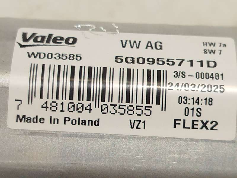 Recambio de motor limpia trasero para seat ibiza v (kj1, kjg) 1.0 tsi referencia OEM IAM 5G0955711D  WD03585 - Gris 5