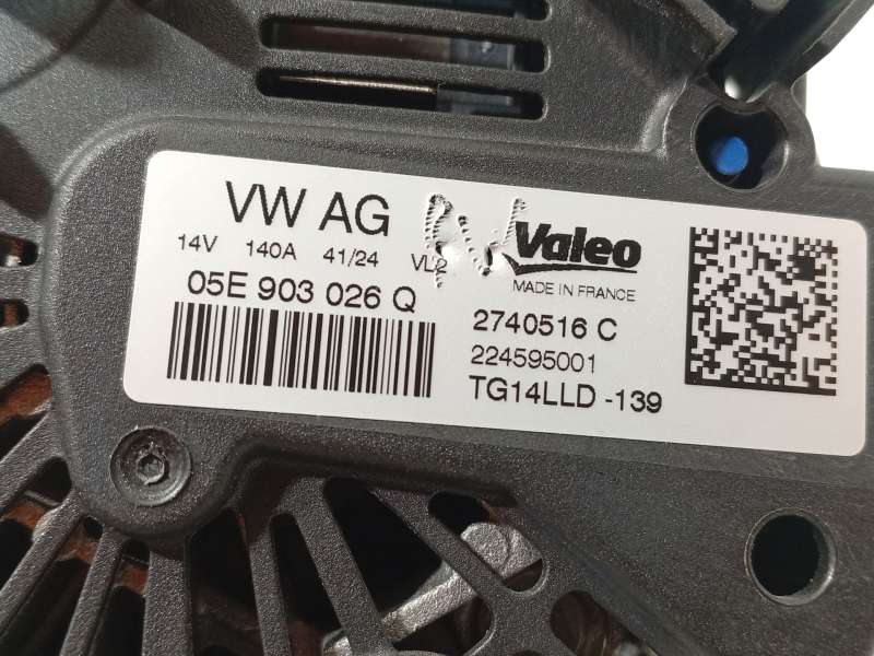 Recambio de alternador para audi a1 sportback (gba) 30 tfsi referencia OEM IAM 05E903026Q 2740516C TG14LLD - Rojo 4