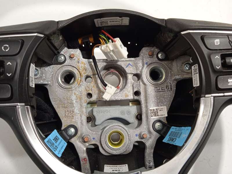 Recambio de volante para kia niro i (de) 1.6 gdi hybrid referencia OEM IAM 56100G5BW0DX3 - Negro 4