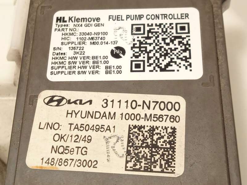 Recambio de bomba combustible para hyundai tucson (nx4e, nx4a) 1.6 t-gdi referencia OEM IAM 31110N7000 33040N9100 - Blanco 4