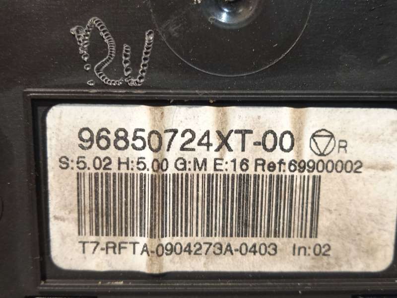Recambio de mando climatizador para peugeot 308 i (4a_, 4c_) 1.6 hdi referencia OEM IAM 96850724XT 6452J4 6