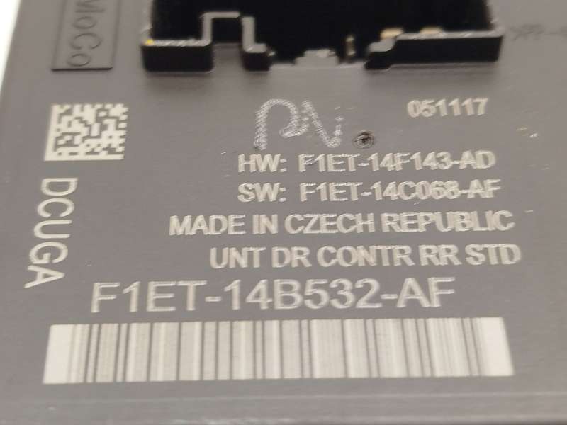 Recambio de centralita confort para ford c-max ii (dxa/cb7, dxa/ceu) 1.5 tdci referencia OEM IAM F1ET14B532AF 2029992 - Blanco 4