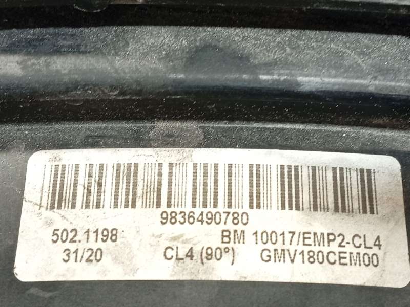 Recambio de electroventilador para peugeot 3008 ii suv (mc_, mr_, mj_, m4_) hybrid referencia OEM IAM 9836490780 5