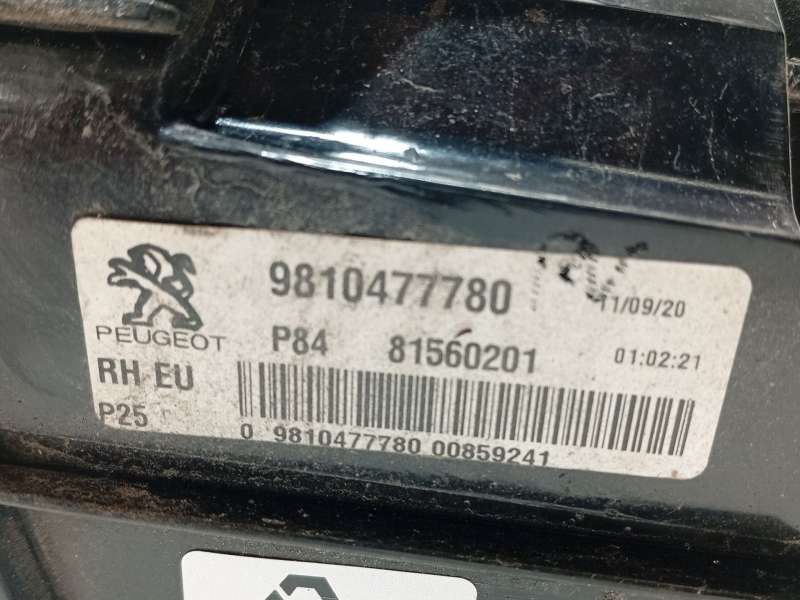 Recambio de piloto trasero derecho interior para peugeot 3008 ii suv (mc_, mr_, mj_, m4_) hybrid referencia OEM IAM 9810477780 5