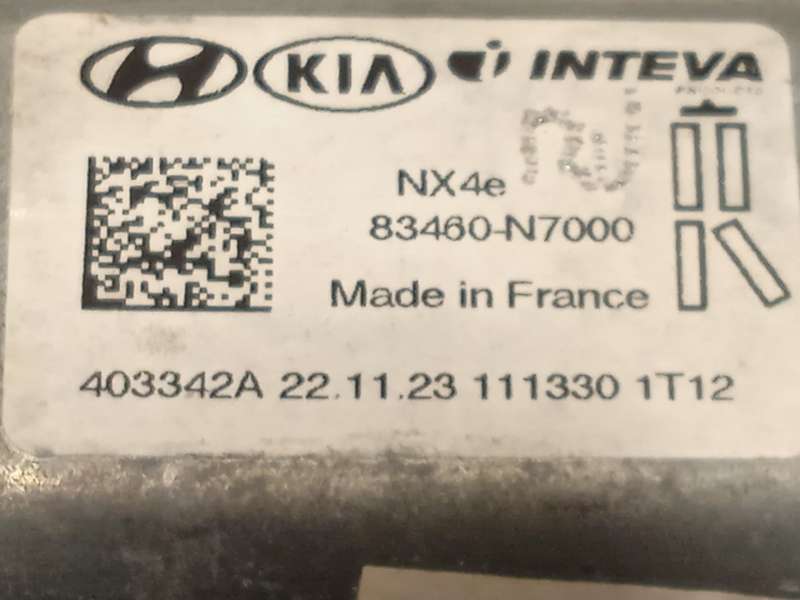 Recambio de elevalunas trasero derecho para hyundai tucson (nx4e, nx4a) 1.6 t-gdi referencia OEM IAM 83460N7000 - Blanco 4