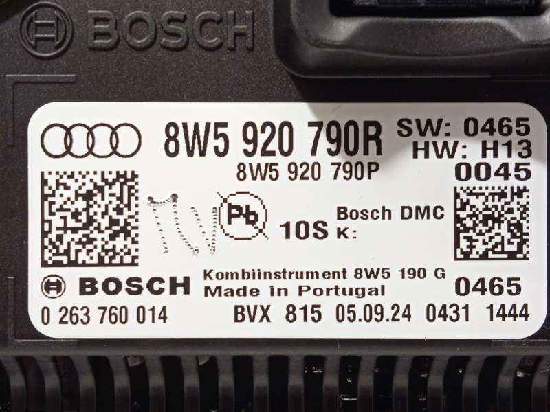Recambio de cuadro instrumentos para audi a4 b9 avant (8w5, 8wd) 35 tdi mild hybrid referencia OEM IAM 8W5920790R 8W5920790P 026 - Gris 8