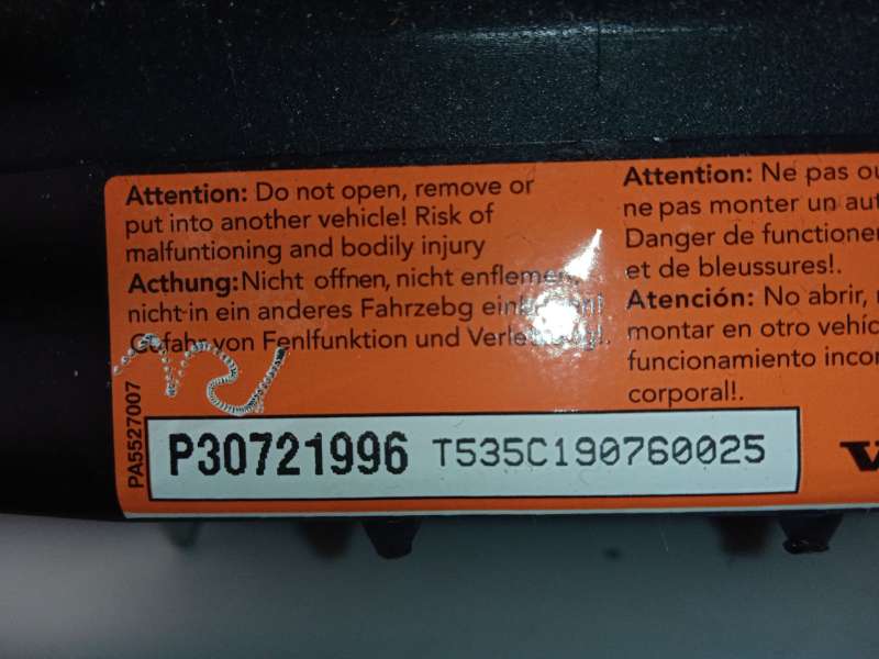 Recambio de airbag delantero izquierdo para volvo s80 ii (124) d5 referencia OEM IAM 30721996 P30721996 - Gris 4