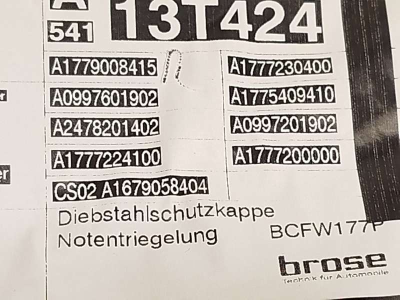 Recambio de elevalunas delantero izquierdo para mercedes-benz clase a (w177) a 200 mild-hybrid (177.087) referencia OEM IAM A177 - Negro 4