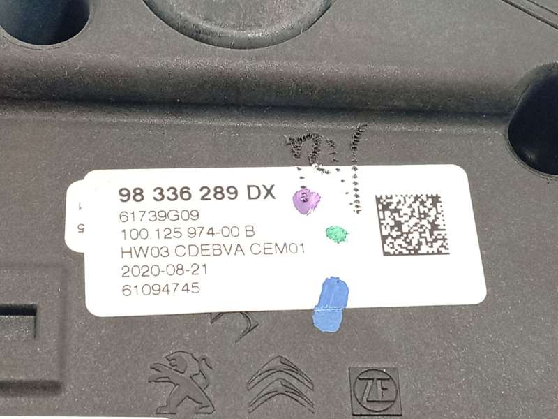 Recambio de palanca cambio para peugeot 3008 ii suv (mc_, mr_, mj_, m4_) hybrid referencia OEM IAM 98336289DX 5