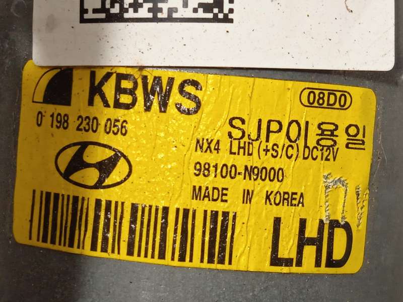 Recambio de motor limpia delantero para hyundai tucson (nx4e, nx4a) 1.6 t-gdi referencia OEM IAM 98100N9000  0198230056 - Blanco 5