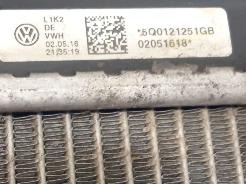 Recambio de radiador agua para skoda octavia iii combi (5e5, 5e6) 2.0 tdi 4x4 referencia OEM IAM 5Q0121251GB - Blanco 5