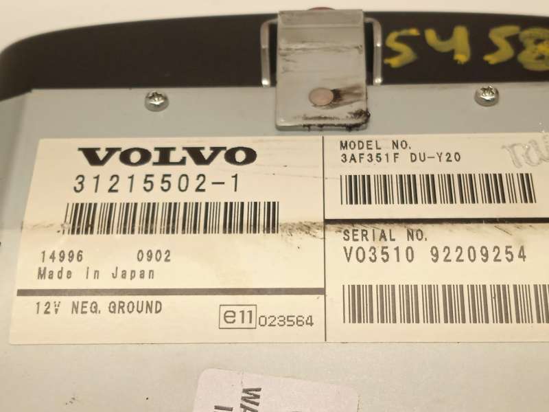 Recambio de pantalla multifuncion para volvo s80 ii (124) d5 referencia OEM IAM 31215502  3AF351F - Gris 4