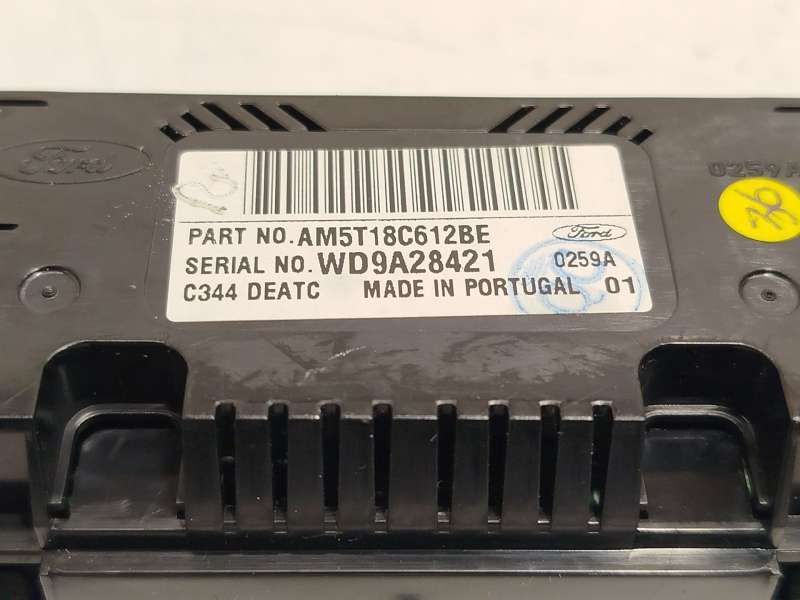 Recambio de mando climatizador para ford grand c-max (dxa/cb7, dxa/ceu) 1.6 tdci referencia OEM IAM AM5T18C612BE 1866943 - Plata 5