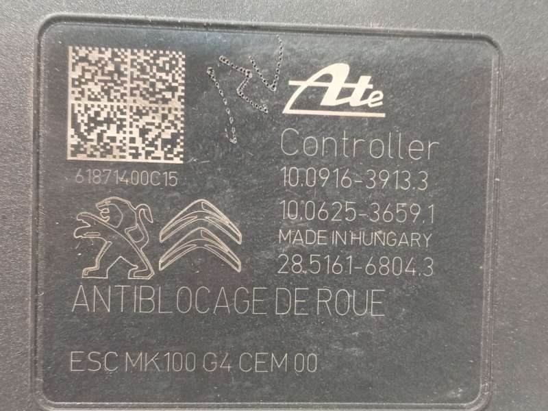 Recambio de abs para peugeot 208 active referencia OEM IAM 9822654880 10091639133 10022012064 5