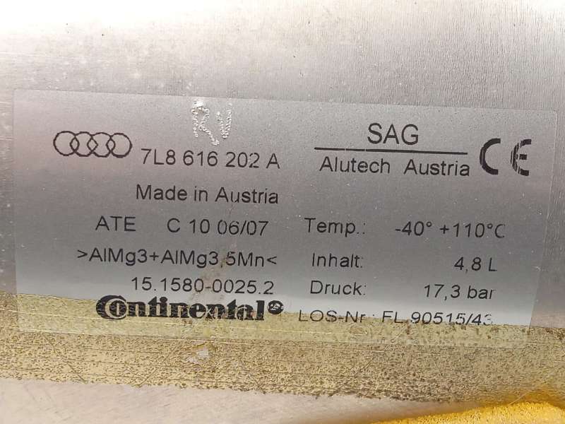 Recambio de acumulador suspension neumatica para audi q7 (4lb) 3.0 tdi quattro referencia OEM IAM 7L8616202A - Rojo 5