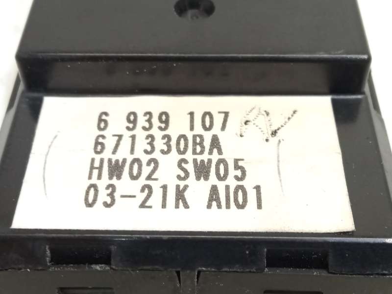 Recambio de mando elevalunas delantero izquierdo para bmw 5 (e60) 530 d referencia OEM IAM 6939107 61316939107 - Negro 4